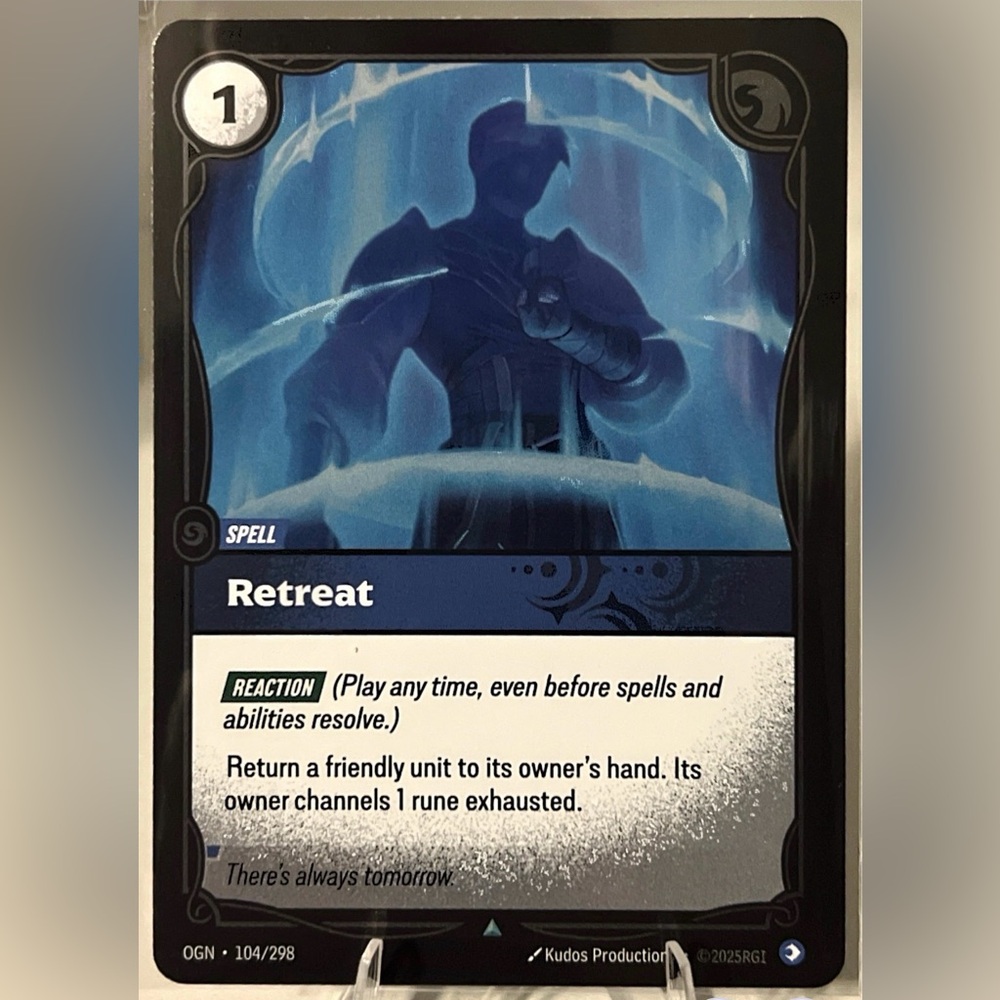 League Of Legends TCG: Origins (OGN) - RETREAT 104/298 NM